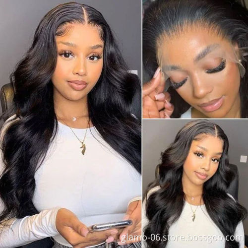 Transparent Hd Lace Frontal Wig,13X6 Lace Front Human Hair Wigs With Baby Hair,Transparent Lace Front Wigs For Black Women